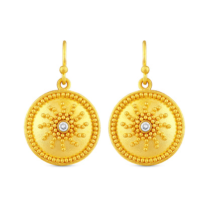 Sun Design Earring