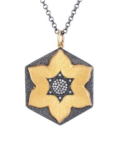 Two-Tone Merkaba Pendant