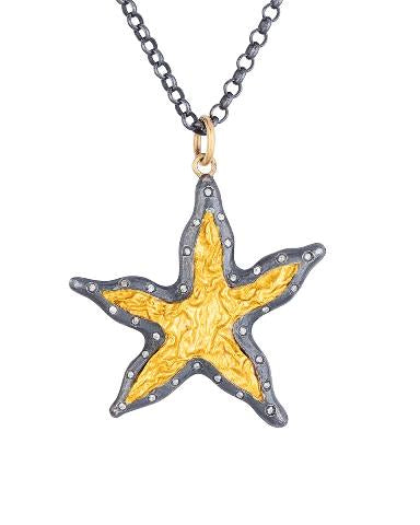 Two-Tone Sea Star Pendant