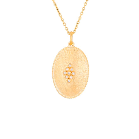 Oval Shield Pendant