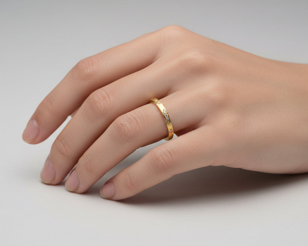 Starlight Square Ring