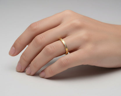 Starlight Square Ring