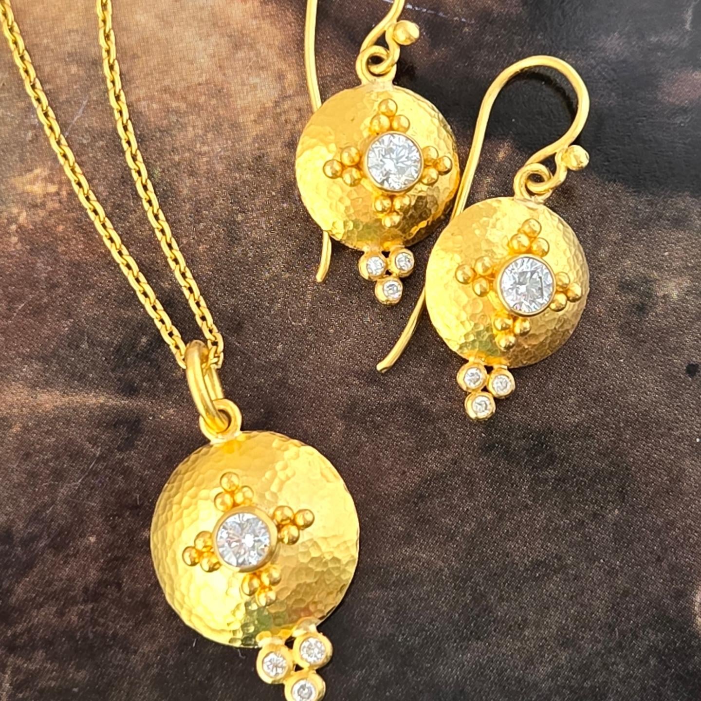 Domed Earrings