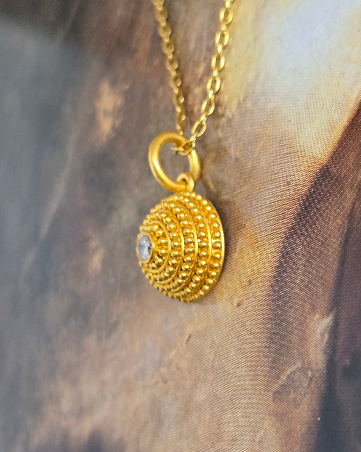 Granulated Dome Pendant